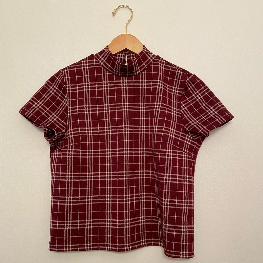 LAST DAY FOR SALE | Modcloth Plaid Top - Picture 2 of 7